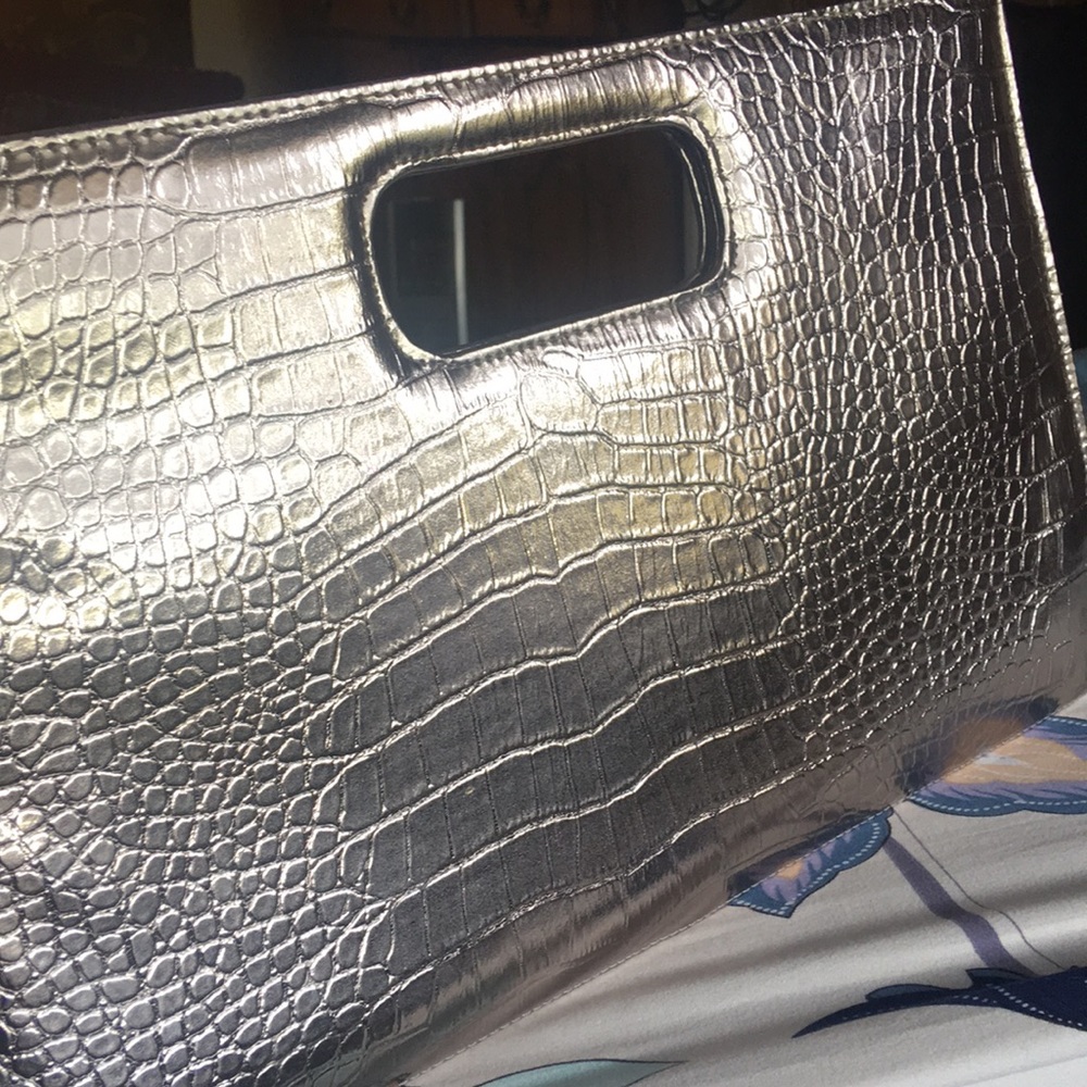 Silver handbag
